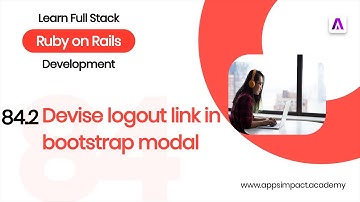 Devise Logout Link in Bootstrap Modal