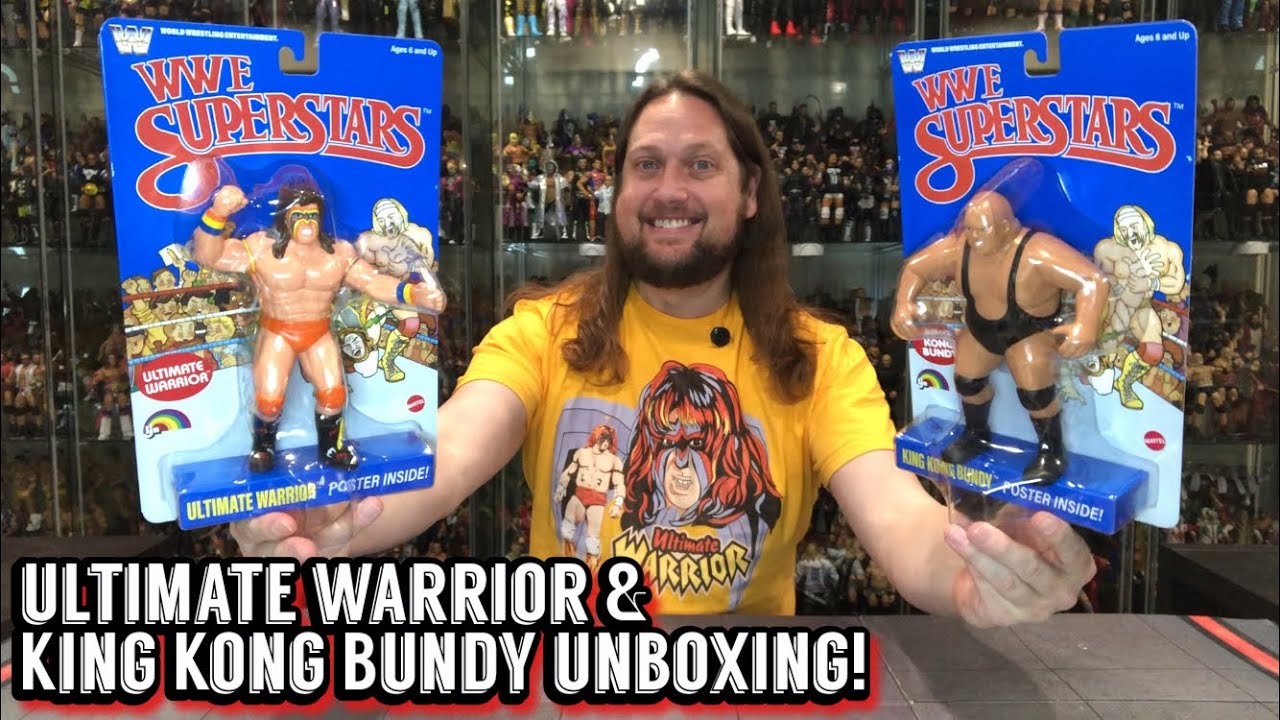 The Ultimate Warrior & King Kong Kong Bundy WWE LJN Unboxing & Review!
