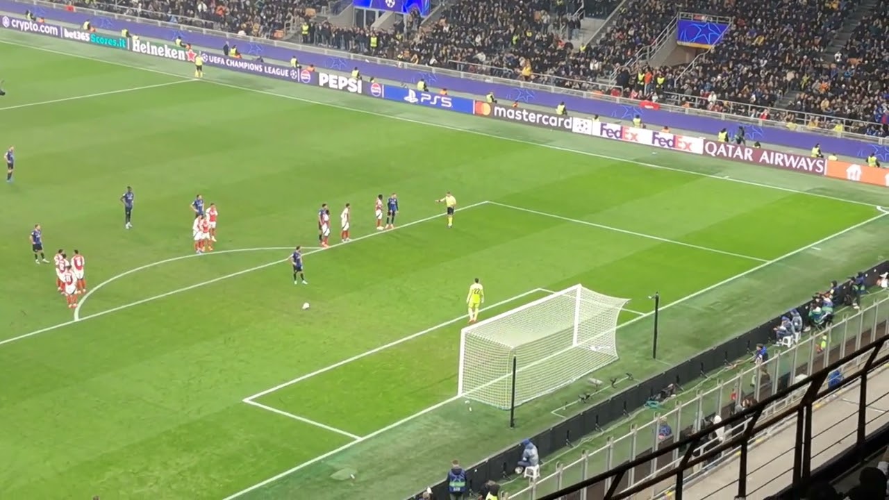 Rigore Calha, Inter - Arsenal 1-0