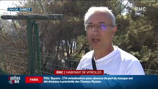 Vitrolles: 250 familles évacuées en raison d'un incendie qui a ravagé une trentaine d'hectares