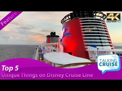 Top 5 - Unique Things On Disney Cruise Line