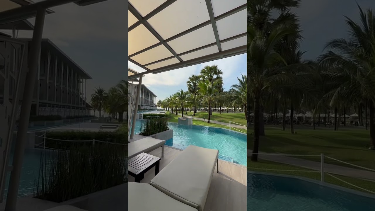 Relax on your private balcony and step straight into the refreshing pool 💦✨