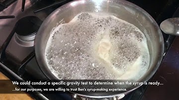 From Sap to Syrup: Making Maple Syrup Part 2