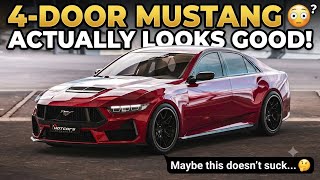 The 4 Door Mustang Could Be A Problem. I Don’t Hate How This Looks 