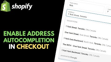 Shopify: How to Enable Address Autocompletion in Checkout - 2024 UPDATE