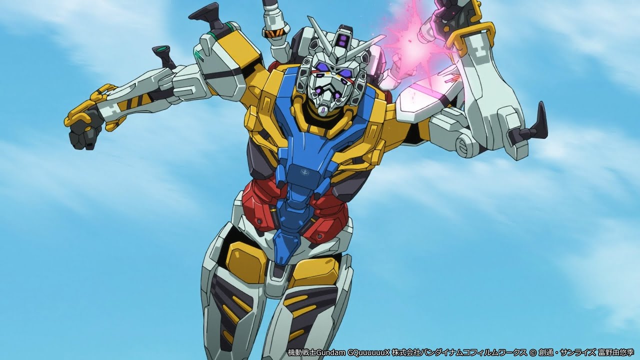 【お気に入りメカシーン】(13) サイド7 シャアガンダム vs ガンキャノン 【機動戦士Gundam GQuuuuuuX】※