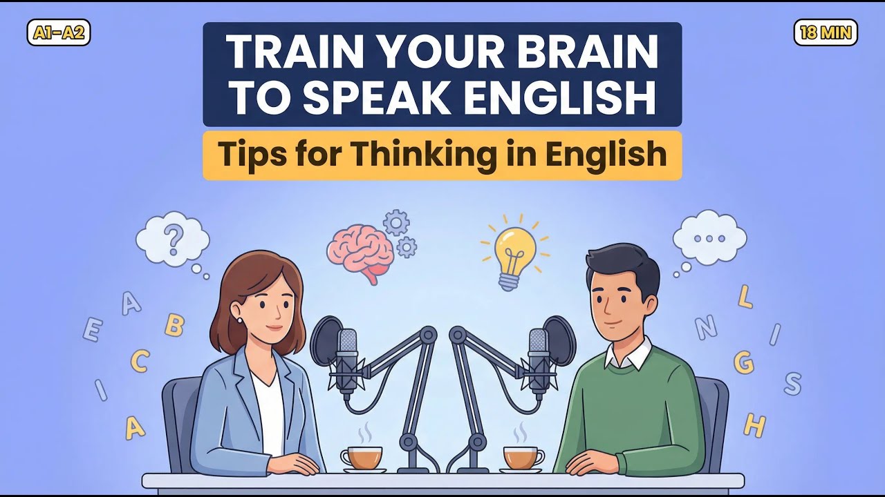 How to Think in English Naturally | English Listening Practice | Train Your Brain in English