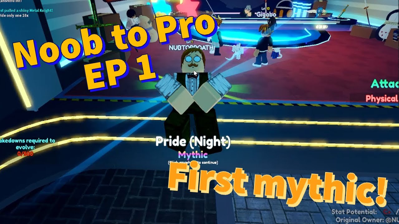 ANIME ADVENTURES NOOB TO PRO EP 1 *FIRST MYTHIC* - YouTube