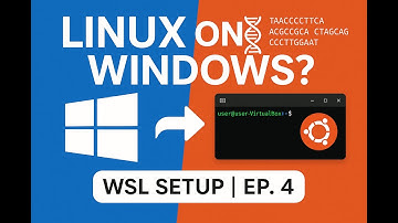 How to Use Linux on Windows (WSL) for Bioinformatics | Bioinformatics Data Analysis Ep. 4