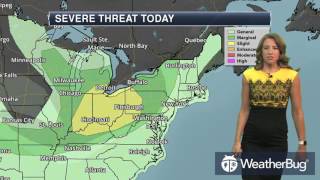 Friday's North Eastern Regional Weather Outlook - Jul 07, 2017