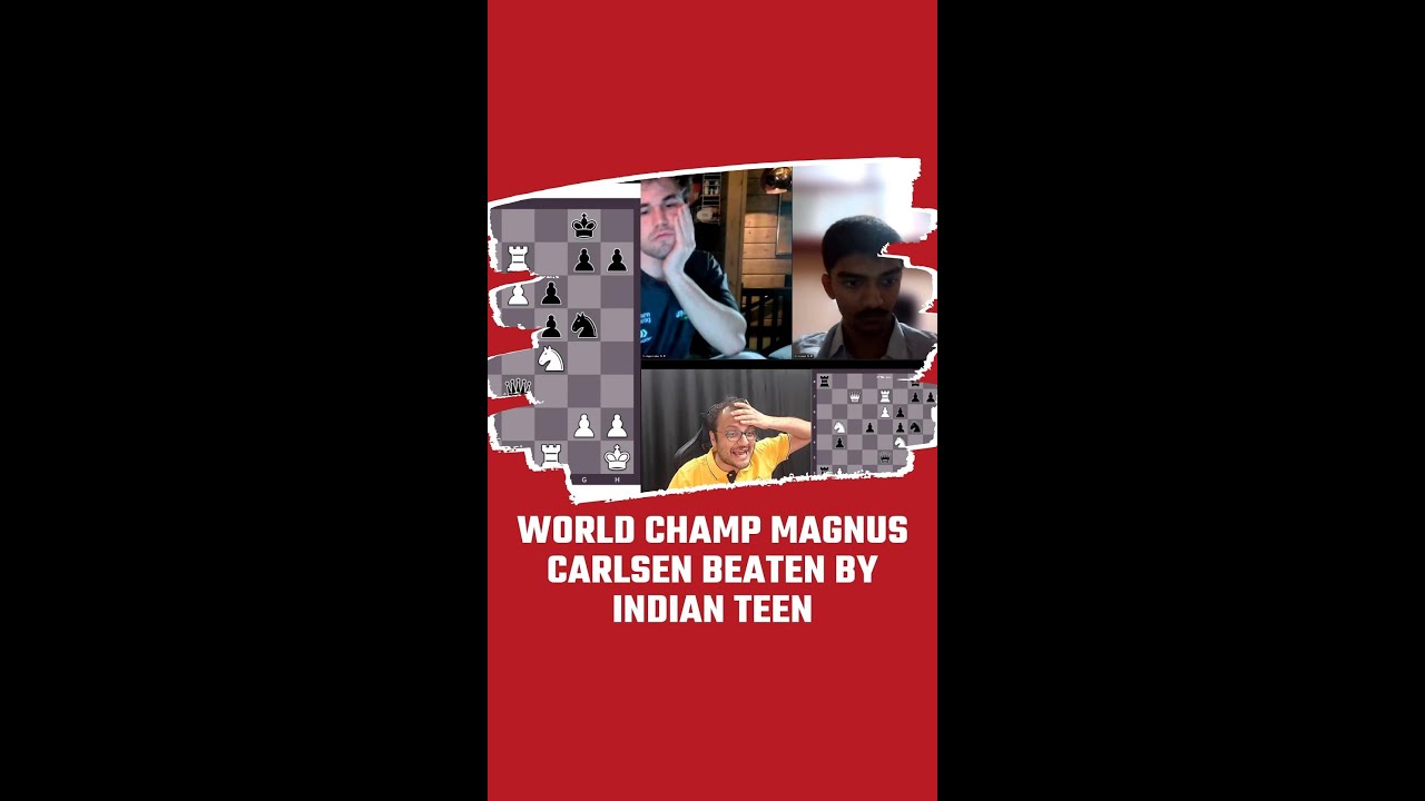 Indian teen Donnarumma Gukesh stuns Magnus Carlsen in Aimchess Rapid online  tournament – ThePrint – ANIFeed