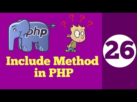 26-How to Include Other files in PHP | include method in php Hindi