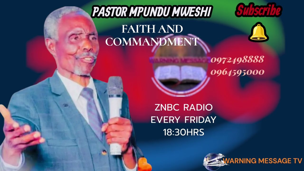 FAITH AND COMMANDMENT BY PASTOR MPUNDU MWESHI ( 12 December 2025 ZNBC PROGRAM) 🥶🥶🥶🥶🥶🥶