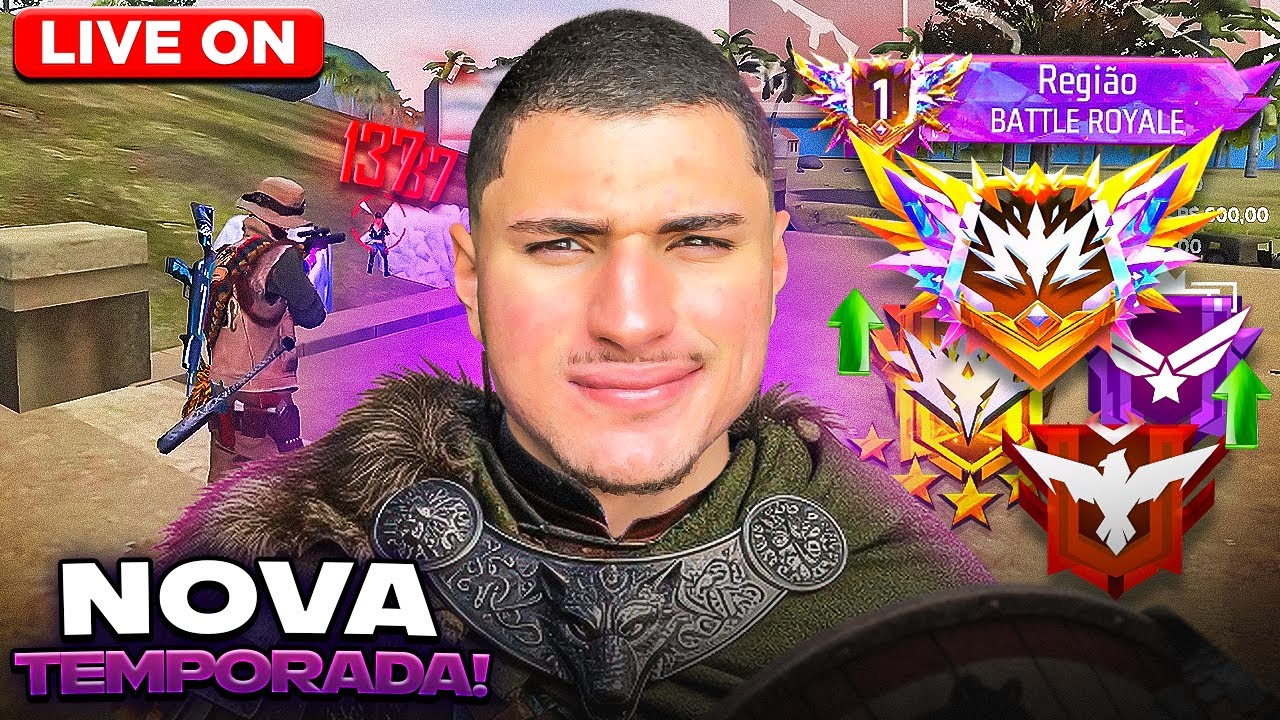 LIVE ON🔴 ENCONTREI A MELHOR SENSI DO CENÁRIO!🔥 FREE FIRE AO VIVO! JACKsx FF