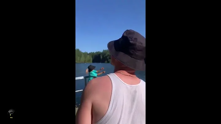 Guy Throws a Fish and an Eagle catches it Mid-Air