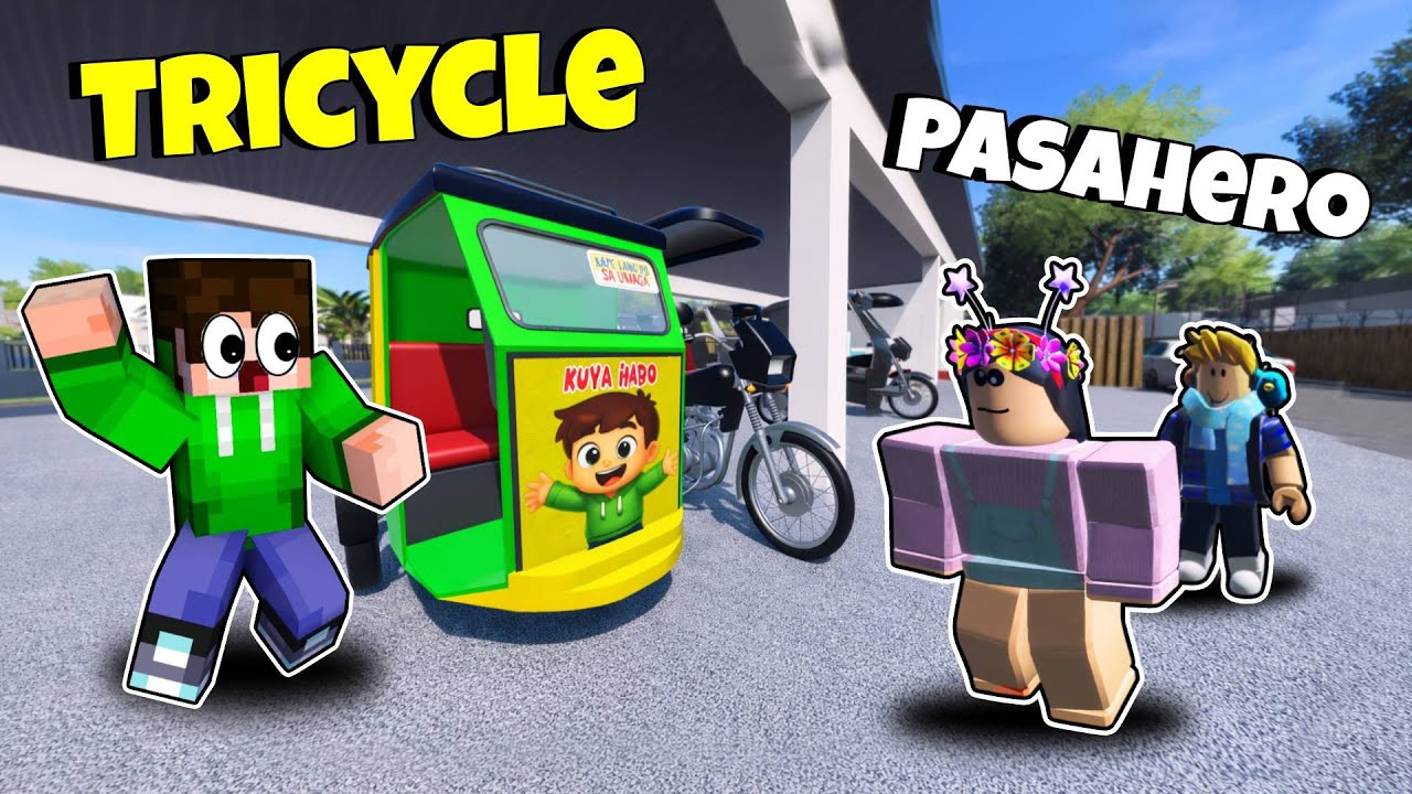 NAGING TOTOONG BUHAY TRICYCLE DRIVER AKO na may PASAHERO sa TODA ng ROBLOX