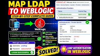Map LDAP to WebLogic 12c | LDAP Login Authentication Complete Guide Lausd Lms Login Your Quick And Easy Access Guide