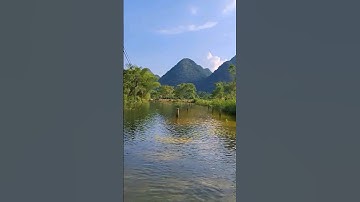 Cảnh đẹp quê, non xanh nước biếc P.3 cùng vượt qua con đường trong nước