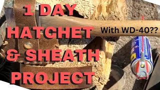 Hatchet Restoration & Sheath #vintage #axe #restoration