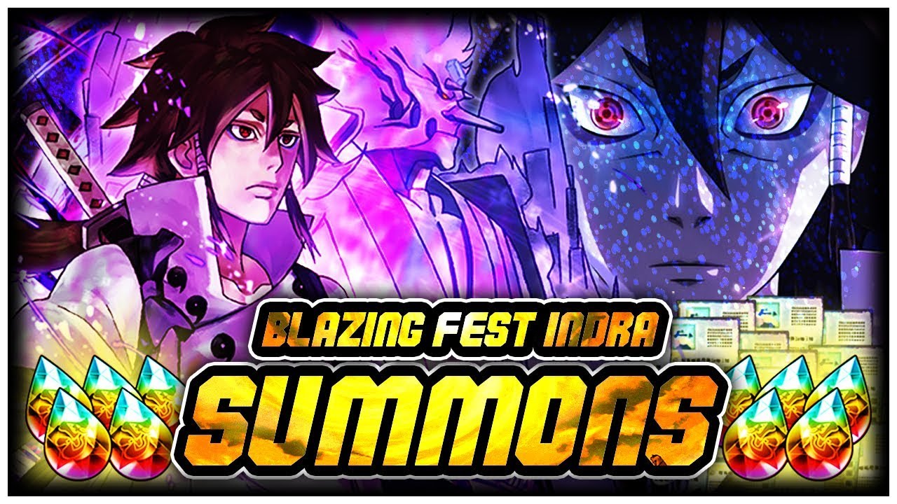 MY LUCK?! I CAN'T BELIEVE I CALLED IT!! BLAZING FEST INDRA SUMMONS! (ALL STEPS) | Naruto Blazing