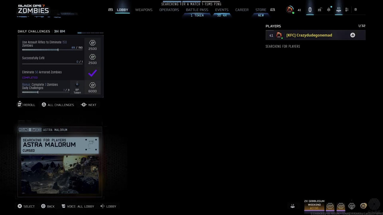 Blacks Ops 7 Zombie Stream