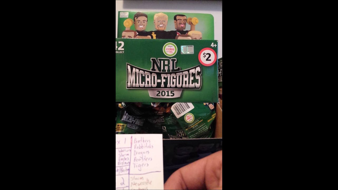 Coles scam ??? 2015 NRL Lego Micro Figures.