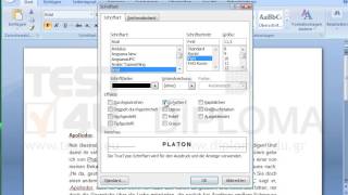 Schattieren Und Streichen Sie Das Erste Wort Des Aktuellen Dokuments Durch.