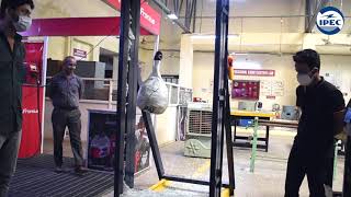 Resistance to Human Impact test for laminated Glass