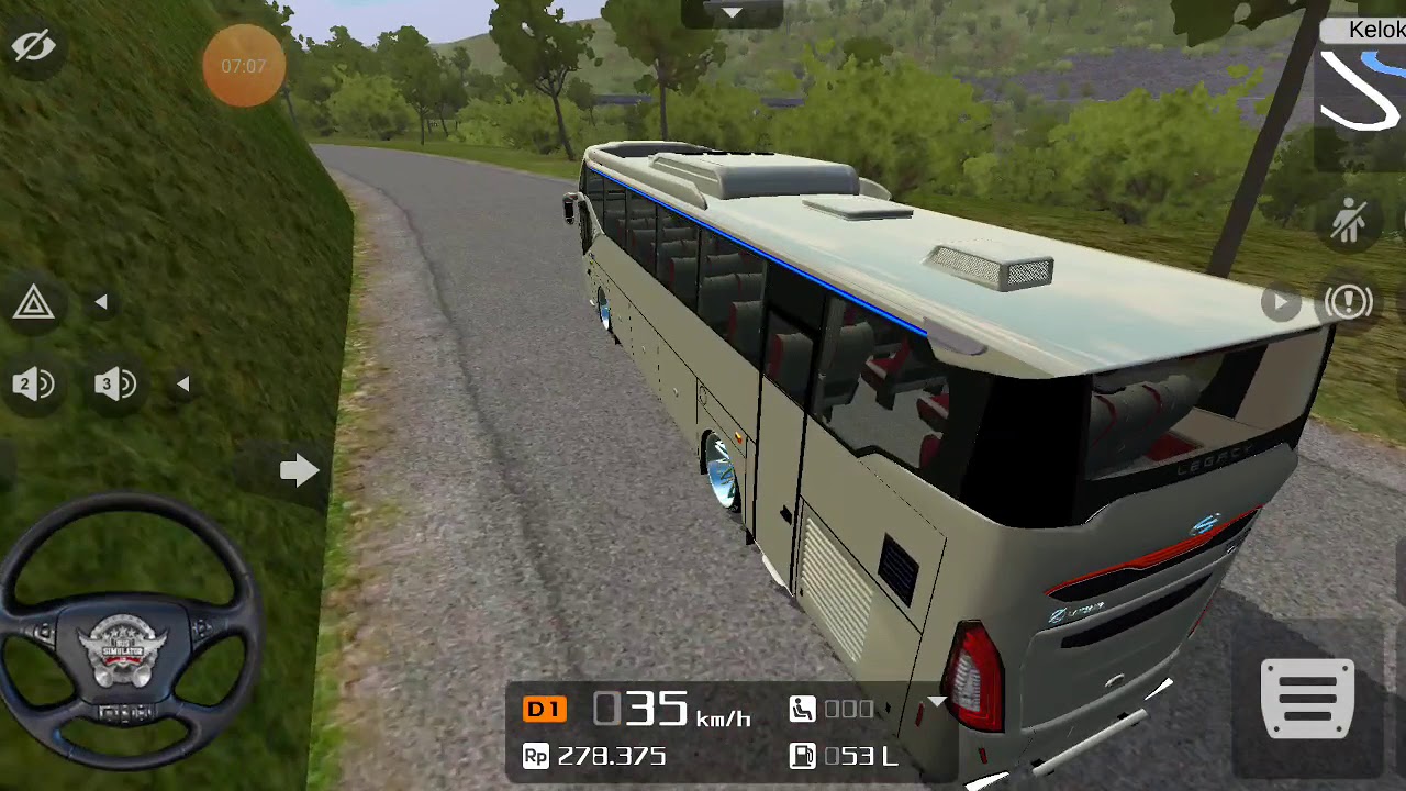 HIGHSPEED Bus Driving With Steering wheel + Gear Shifter indonesia