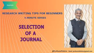 Selecting a Research Journal | Research Writing Tips for Beginners (5-Minute Series)