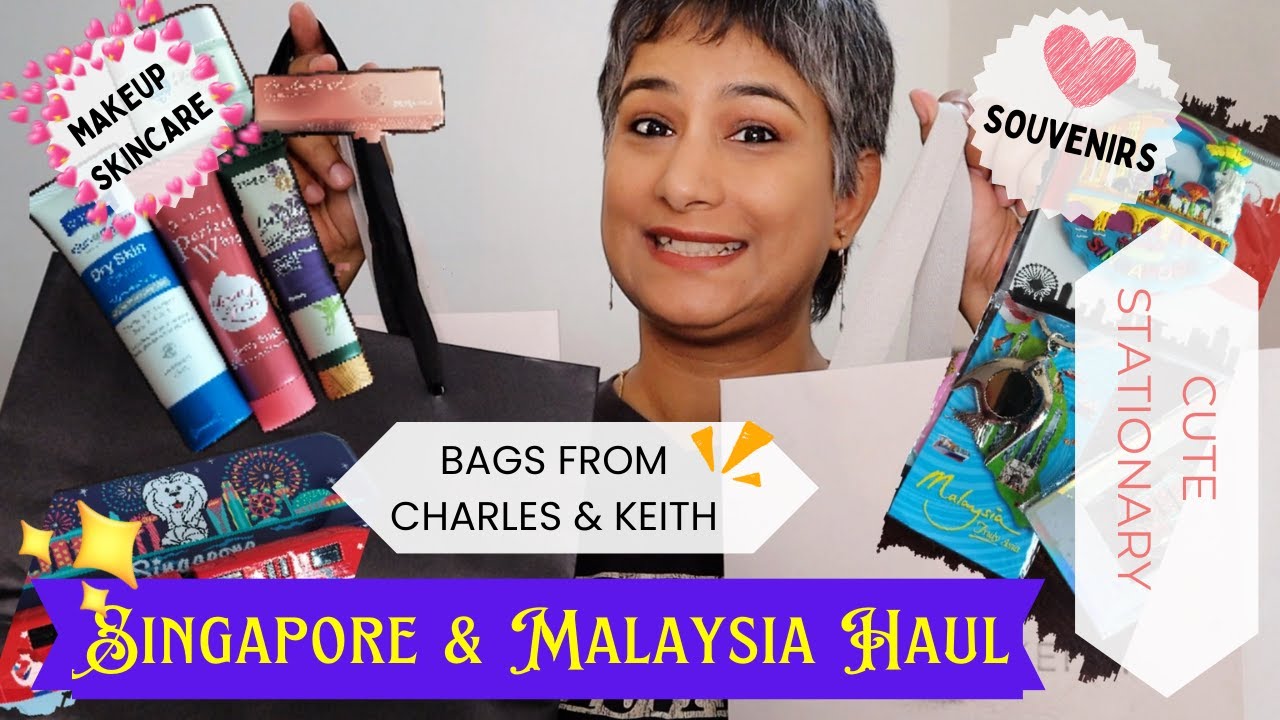 Singapore & Malaysia Shopping Haul | Charles & Keith Makeup/Skincare Duty Free Outlet ‎⁨@DiTalkss