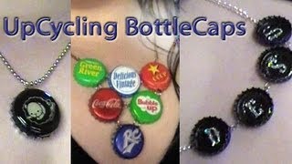 Upcycling - Bottlecap Necklaces 3 Ways