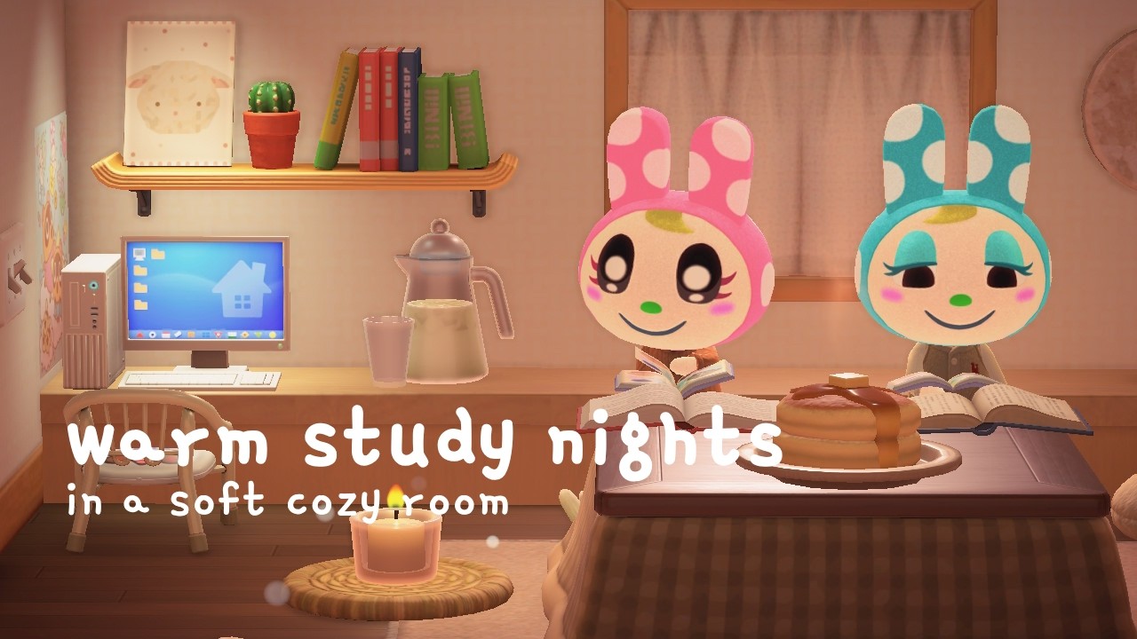 i hope this time brings you focus and ease 🥛📚 cozy lofi music 포근한 로파이 | acnh 모동숲 あつ森
