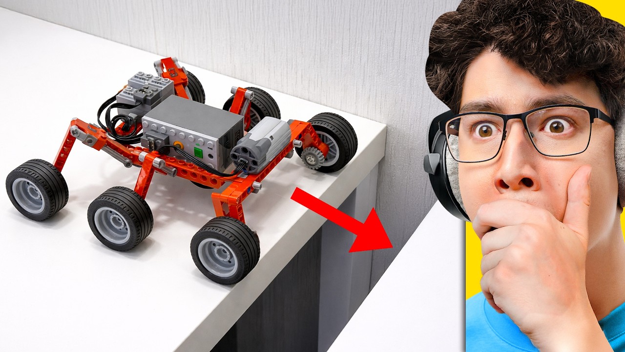 Reacting to LEGO Vehicles vs Obstacles!