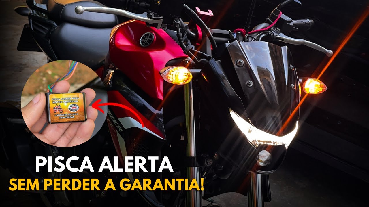 COMO INSTALAR PISTA ALERTA NA FZ-25 SEM CORTAR FIO!!!