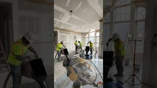 🔥 LUXURY LIVING ROOM TRANSFORMATION | Metallic Epoxy Floor Makeover