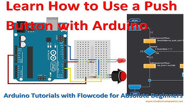 3- Using a Push Button with Arduino | Arduino with Flowcode Tutorial
