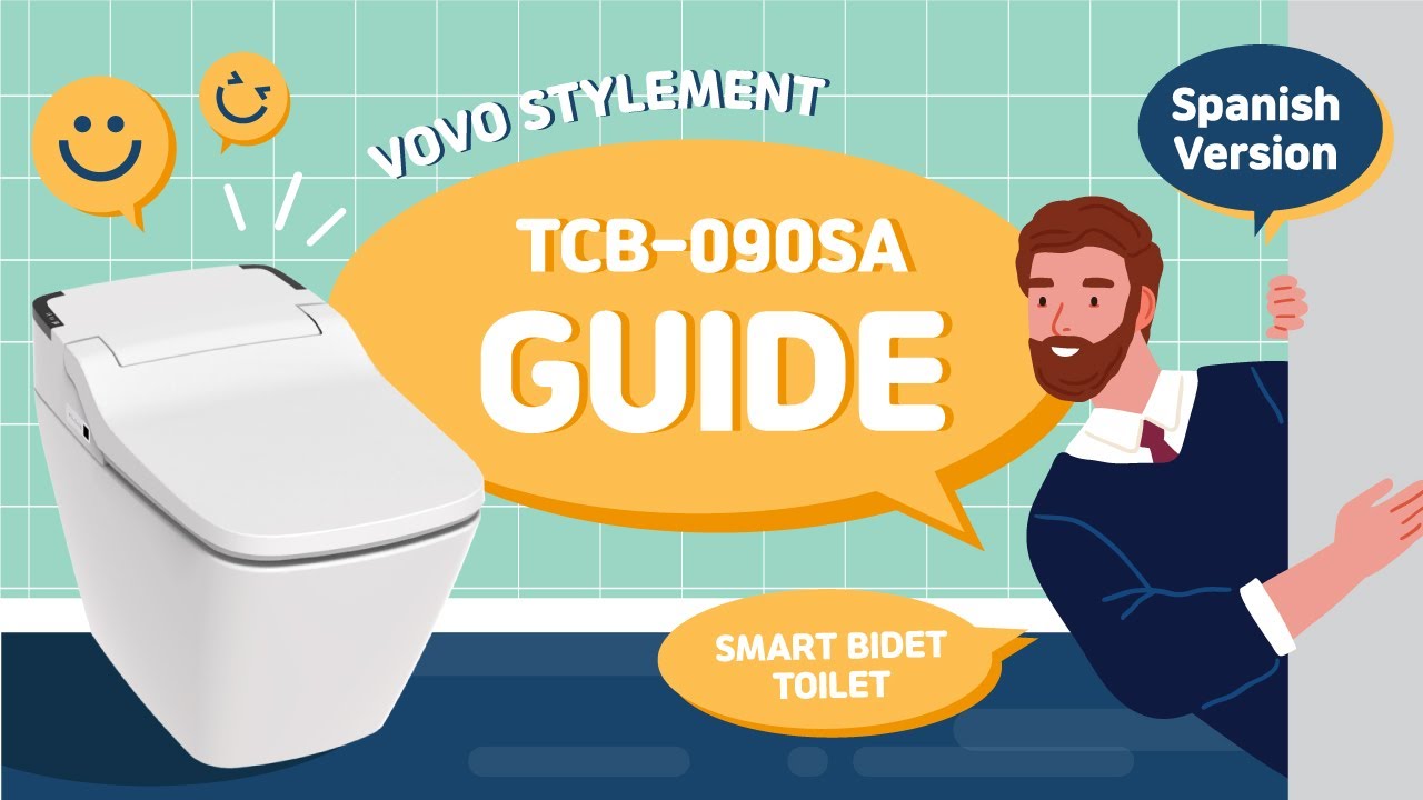 Siège De Toilette Intelligent VOVO VB4100SR – Bidet – Séche-cheveux – UV – Télécommande – Blanc