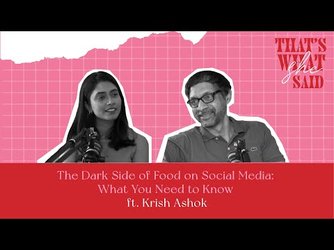 The Dark side of Food on Social media : What You Need to Know ft. @krishashok