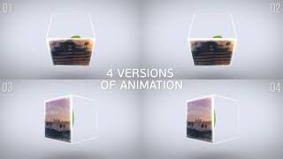 Cube Parallax Logo Reveal | After Effects template