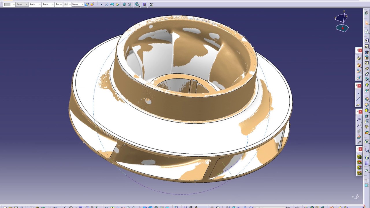 REVERSE ENGINEERING IN CATIA (SCANNING WITH 