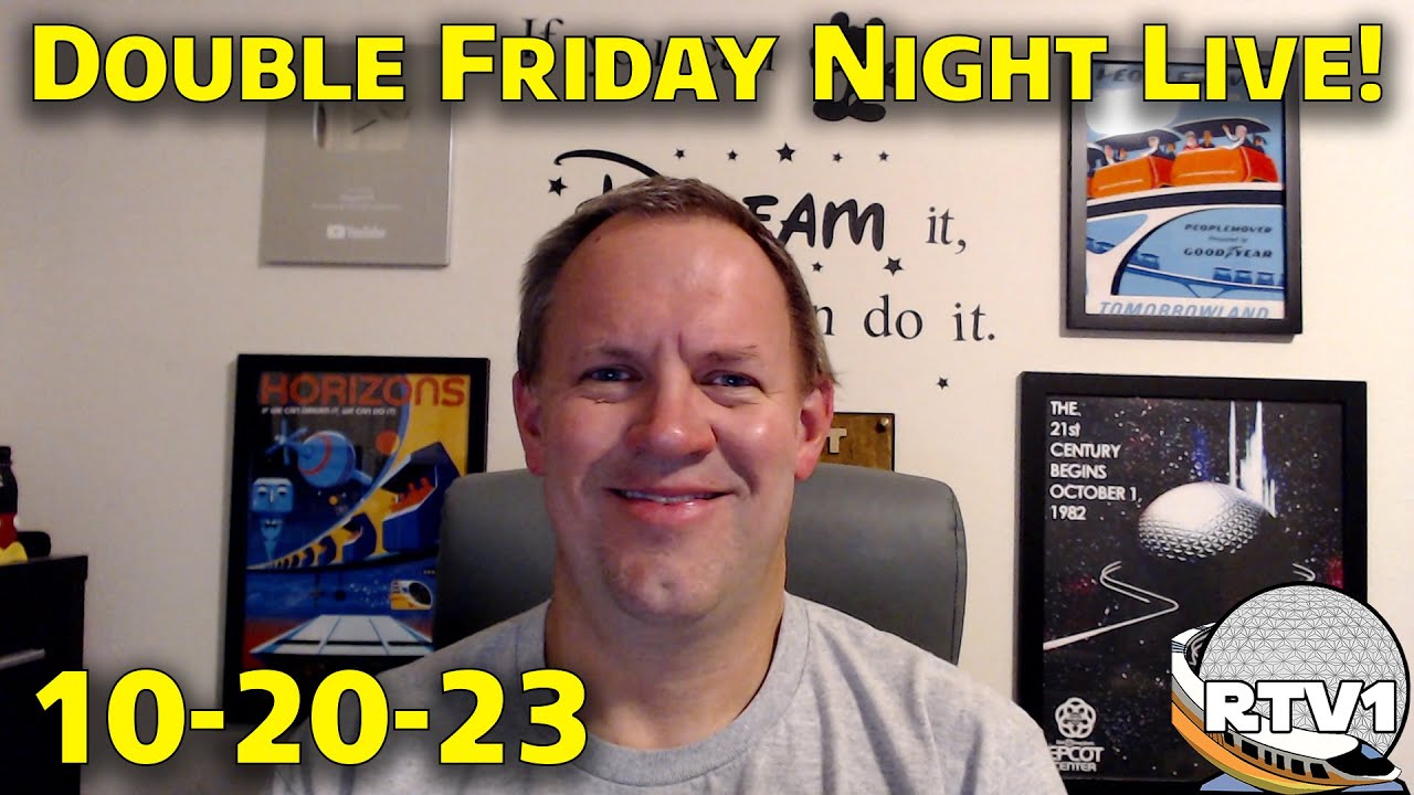 DOUBLE Friday Night Live Stream Announcement - 10-20-23 - Walt Disney World