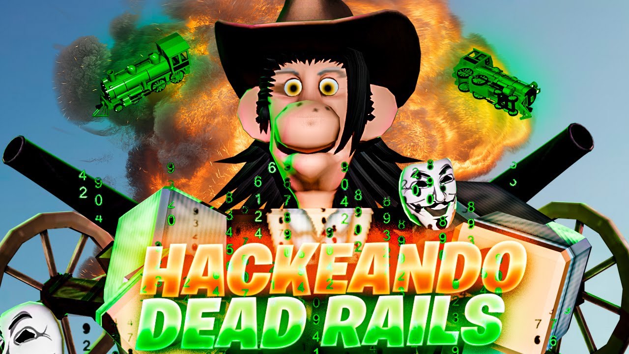 ME PASE el DEAD RAILS con HACKS EN ROBLOX - YouTube
