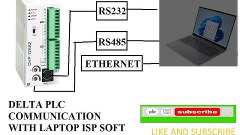 #delta plc communication with ispsoft laptop #delta plc rs232 #delta plc rs485 #delta plc ethernet