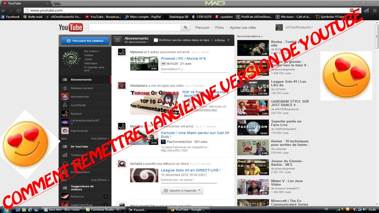 Comment Faire Pour Avoir Le Youtube Ancien