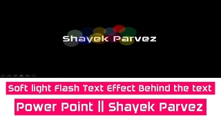 Soft light Flash Effect Behind the text screenshot 4