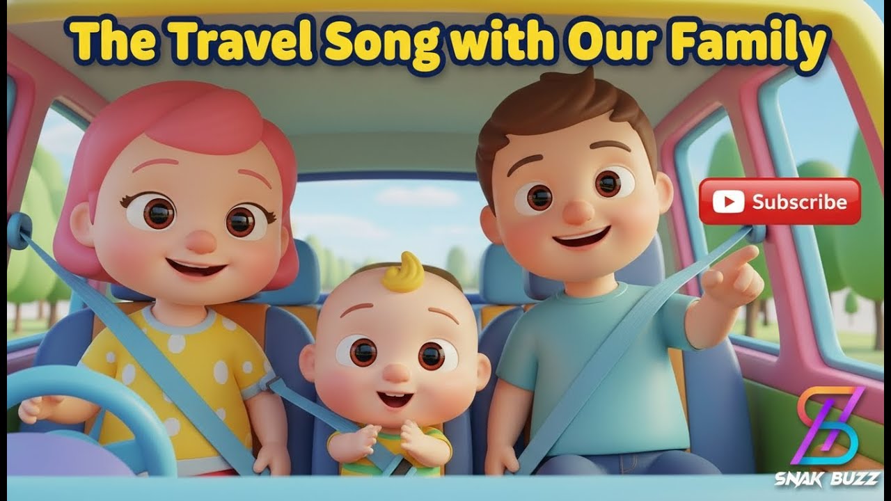 🚗🌈 “The Travel Song With Our Family 
