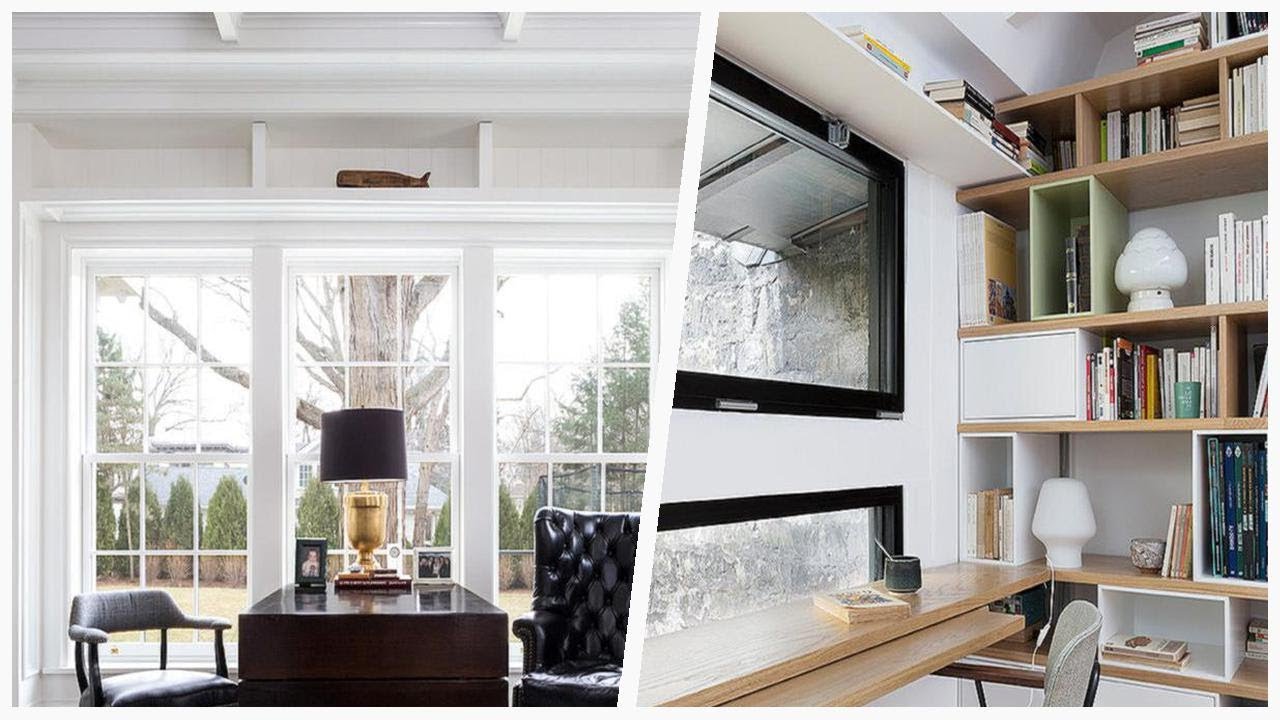 75 White Home Office Library Design Ideas You'll Love 🔴