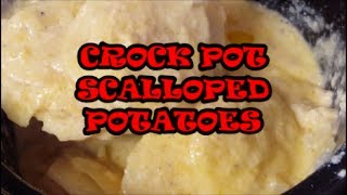 CROCK POT SCALLOPED POTATOES