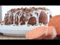 Sweet Potato Cake Recipe w/ Marshmallow Frosting & Pecan Crisp Topping